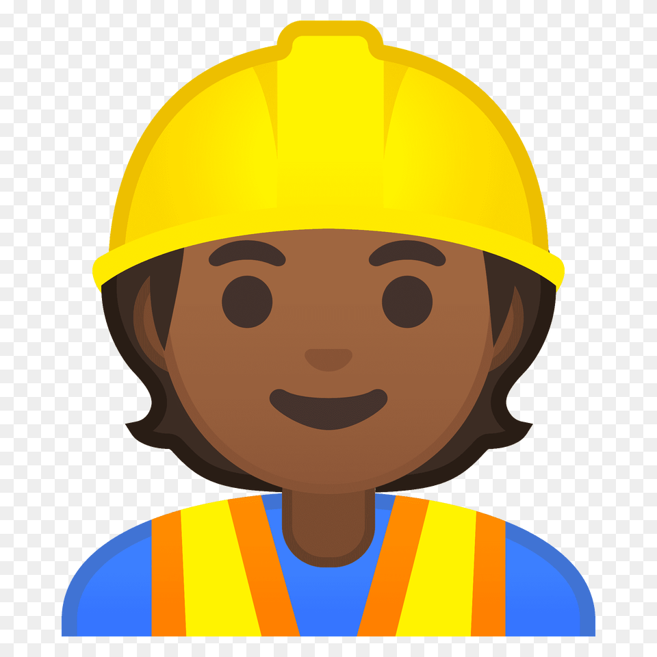 Construction Worker Emoji Clipart, Clothing, Hardhat, Helmet Free Transparent Png