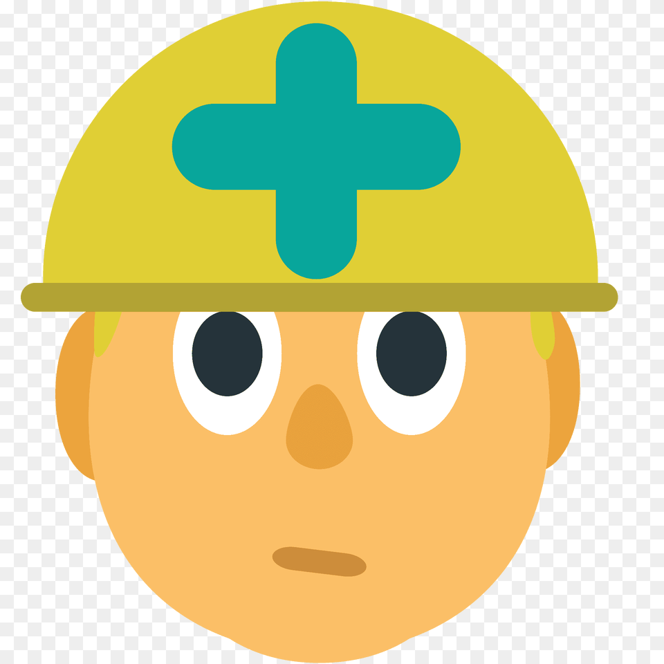 Construction Worker Emoji Clipart, Clothing, Hardhat, Helmet, Astronomy Free Transparent Png