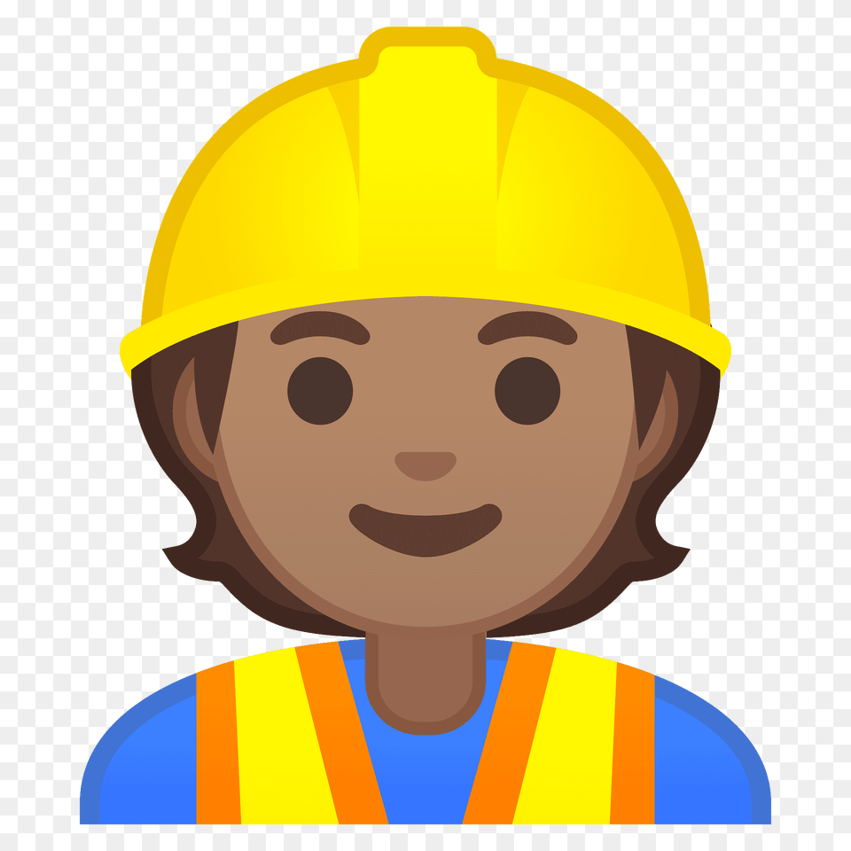 Construction Worker Emoji Clipart, Clothing, Hardhat, Helmet Png