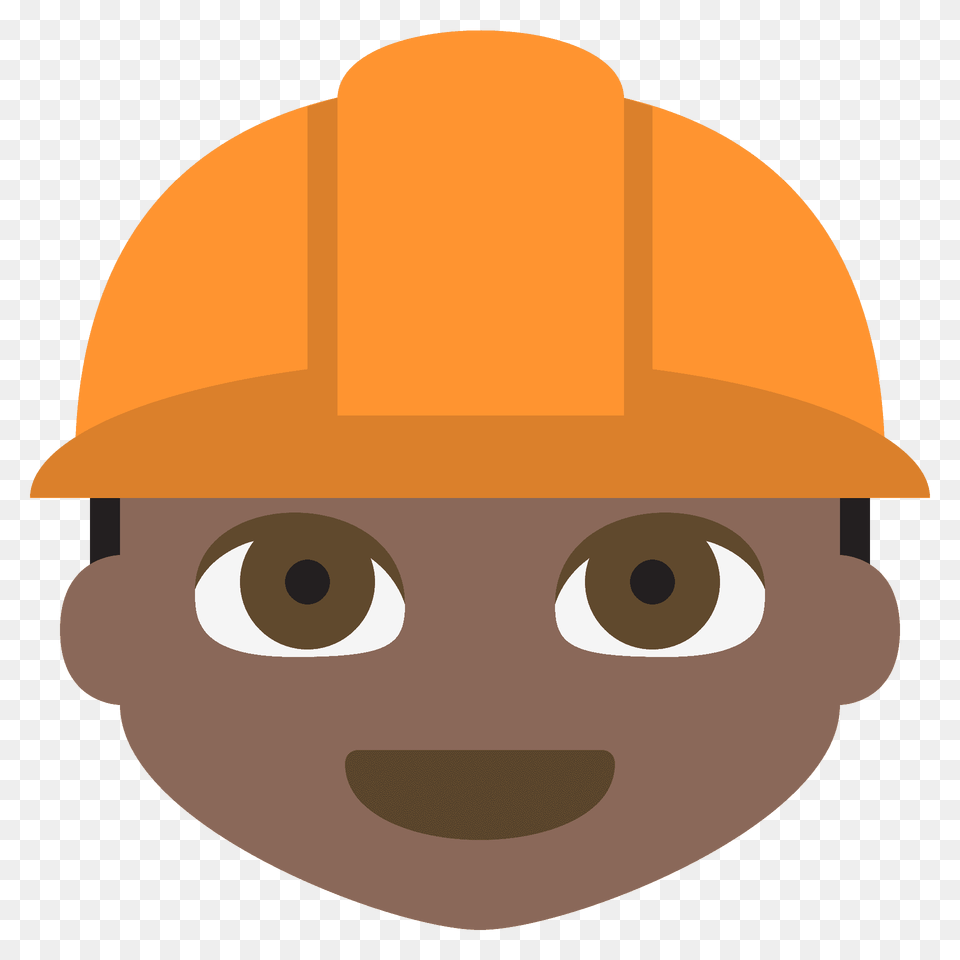 Construction Worker Emoji Clipart, Clothing, Hardhat, Helmet Png
