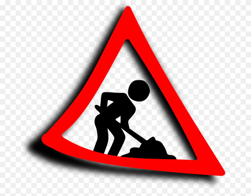 Construction Worker Heavy Machinery Building Home Construction, Triangle, Symbol Free Transparent Png