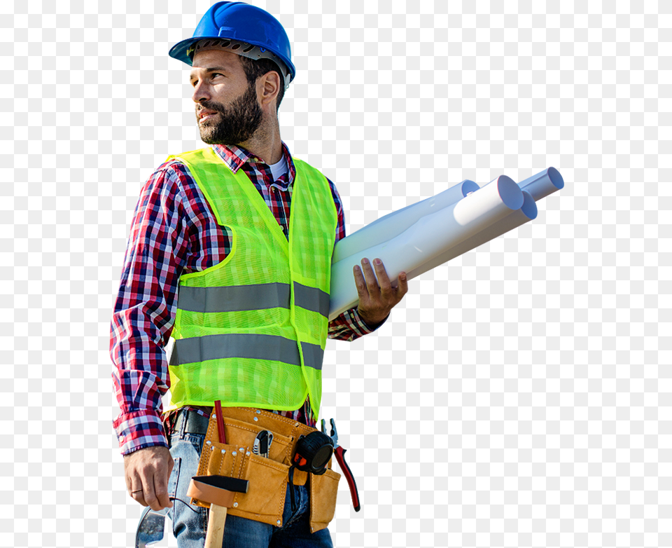 Construction Workers Construction Worker, Clothing, Vest, Hardhat, Person Png Image