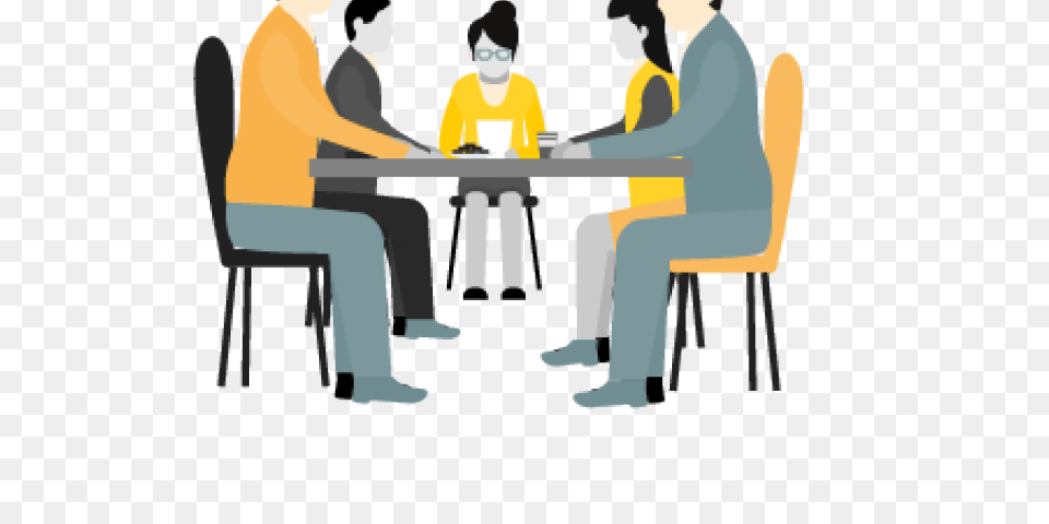 Consultant Clipart Client Interaction, Table, Person, People, Furniture Png Image