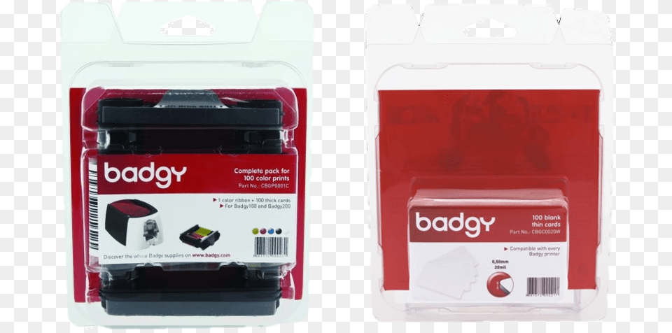 Consumable Pack Badgy Full Kit Ink Ribbon Cassete Pvc Cards Kit, Electronics, Computer Hardware, Hardware, First Aid Free Transparent Png