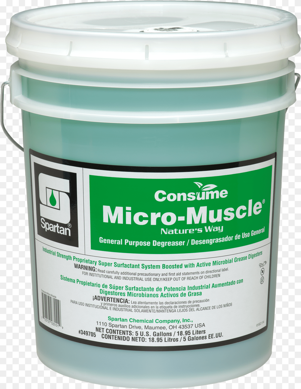 Consume Micro Muscle Laundry Antichlor, Paint Container, Bottle, Shaker Png