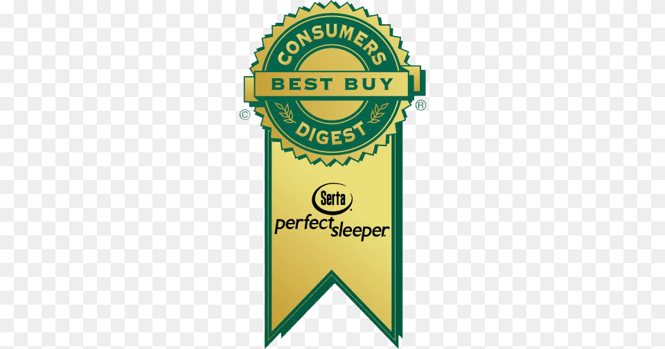 Consumer Digest Perfect Sleeper Serta Perfect Sleeper, Badge, Logo, Symbol, Mailbox Free Png Download