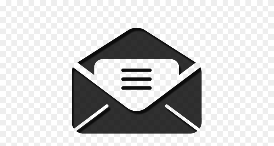 Contact Email Envelope Mail Icon, Firearm, Weapon, Stencil, Cutlery Png