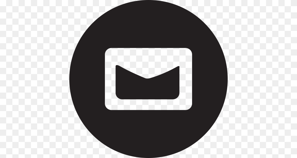 Contact Email Full Mail Message Round Icon, Envelope, Disk Png