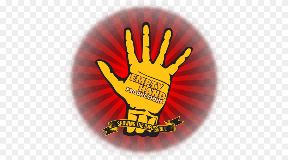 Contact Empty Hand Productions Empty Hand Logo Illustration, Clothing, Glove, Emblem, Symbol Png Image