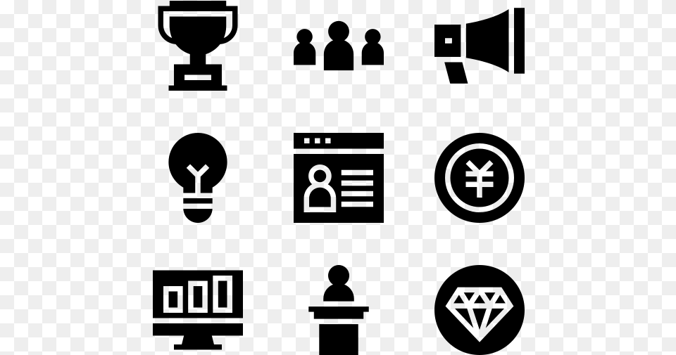 Contact Icons, Gray Free Png Download