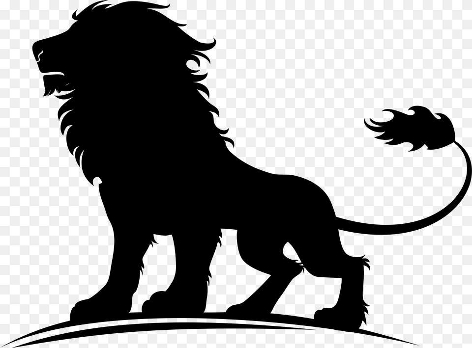 Contact Me Regarding Your Wellness Journey Lion Silhouette Tattoo, Gray Png