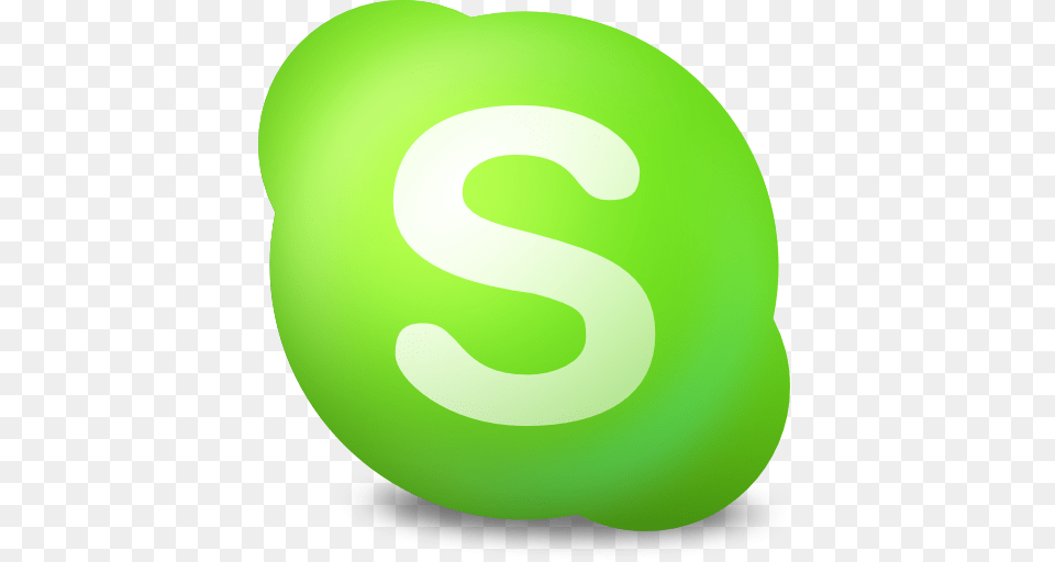 Contact Online Skype Icon, Green, Ball, Sport, Tennis Free Png Download