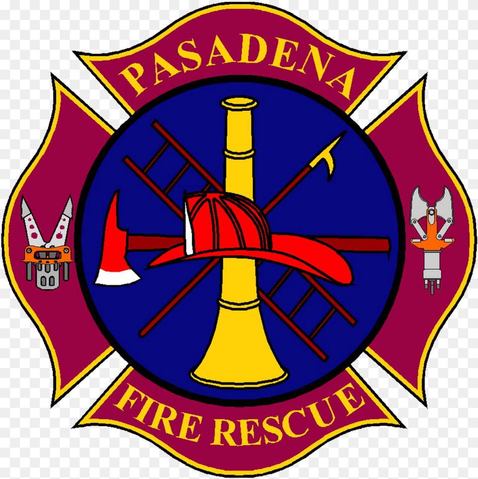 Contact Pasadena Fire Rescue, Logo, Emblem, Symbol Png Image