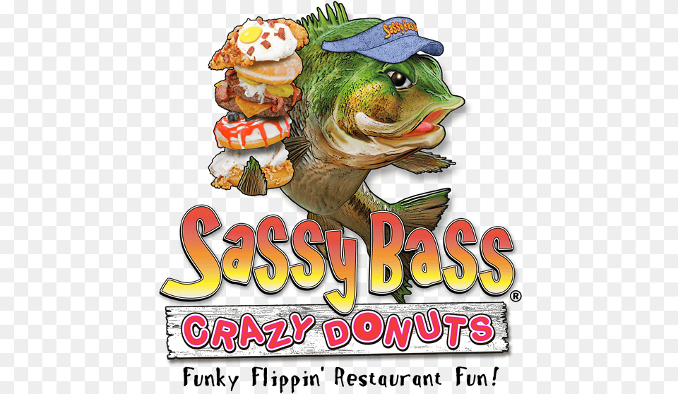 Contact Sassy Bass Crazy Donuts, Burger, Food, Animal, Bird Free Png