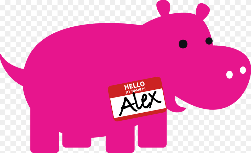 Contact The Pink Hippo, Animal, Bear, Mammal, Wildlife Free Transparent Png