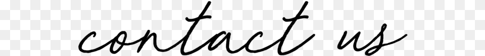 Contact Us Calligraphy, Gray Png Image