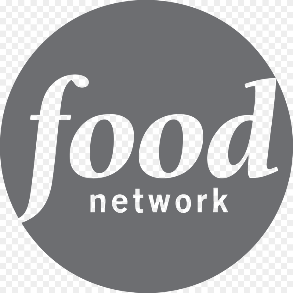 Contact Us Food Network Logo Black And White, Disk, Text Png