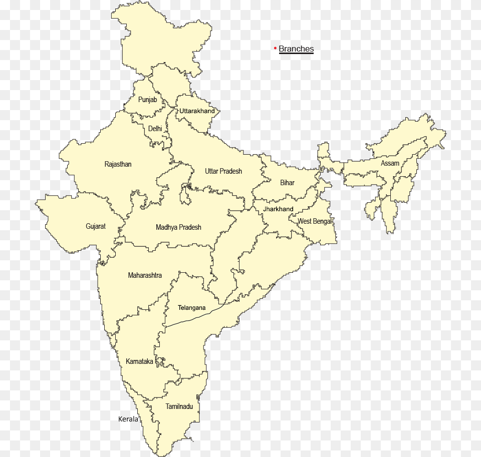 Contact Us High Resolution High Quality India Map, Atlas, Chart, Diagram, Plot Free Png Download