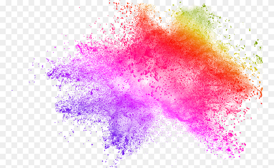 Contact Us Multicolor Splash, Powder, Purple, Dye, Bonfire Png Image