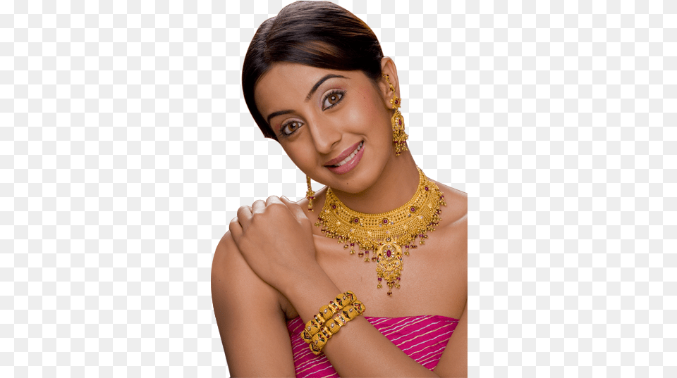Contact Us Shri Lakshmi Gold Palace Bangles, Accessories, Person, Necklace, Jewelry Free Png