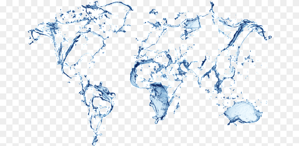 Contact Us World Map In Water Hd, Ice, Outdoors, Nature, Wedding Free Transparent Png