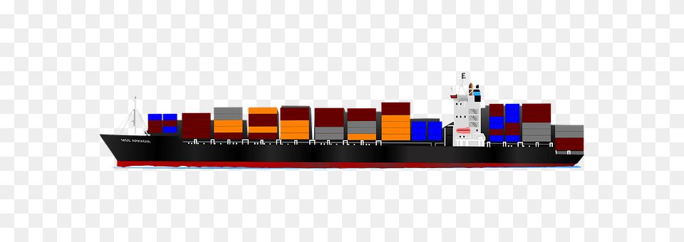 Container Cargo, Transportation, Vehicle, Freighter Png