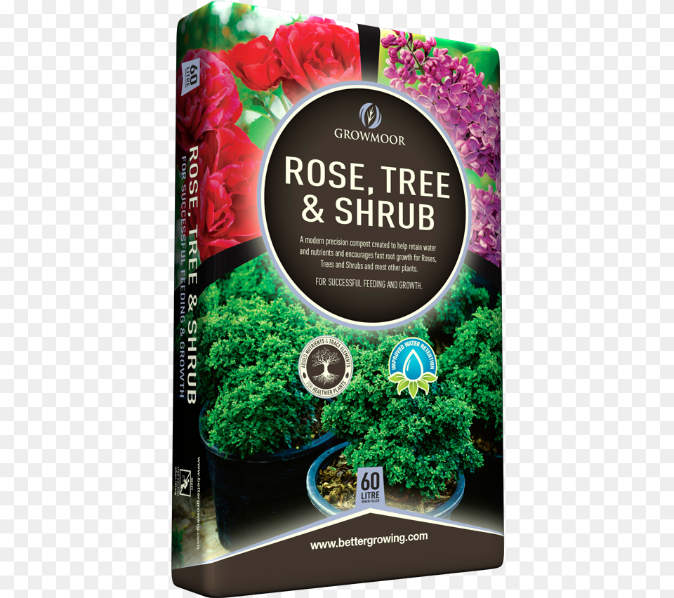 Container And Basket Compost Growmoor Rose Tree Shrub, Advertisement, Herbal, Herbs, Plant Png