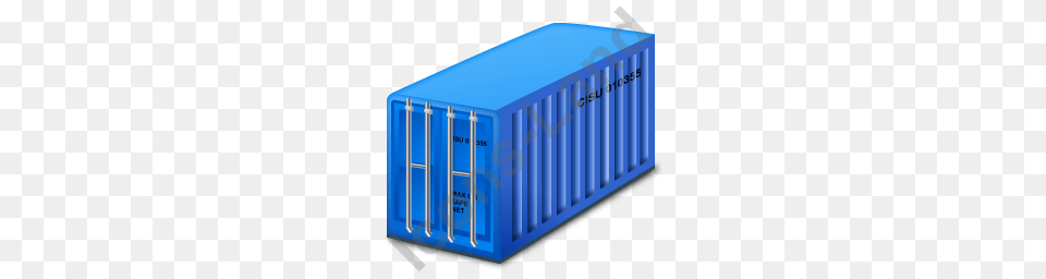 Container Blue Icon Pngico Icons, Crib, Furniture, Infant Bed, Shipping Container Free Png Download