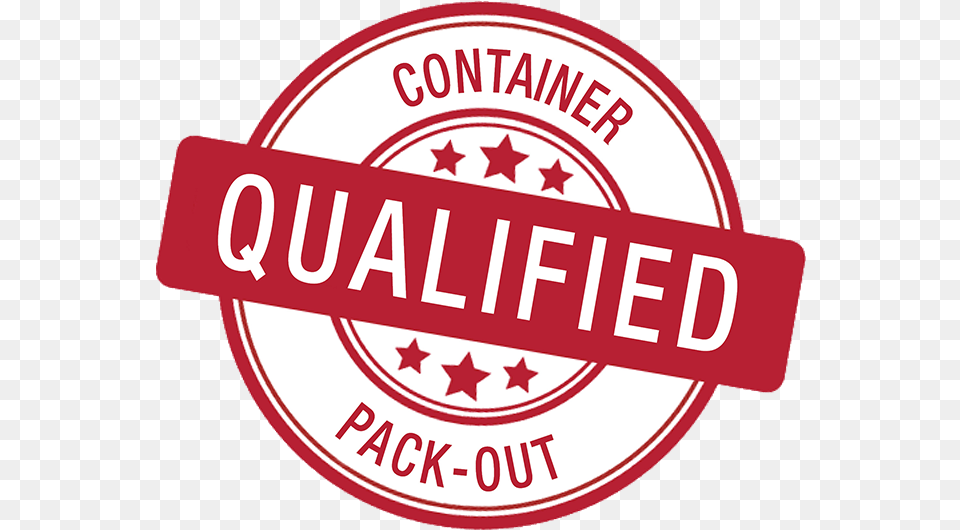 Container Qualified Pack Out Stamp Price Match Guarantee Logo, Badge, Symbol, Dynamite, Weapon Free Png Download