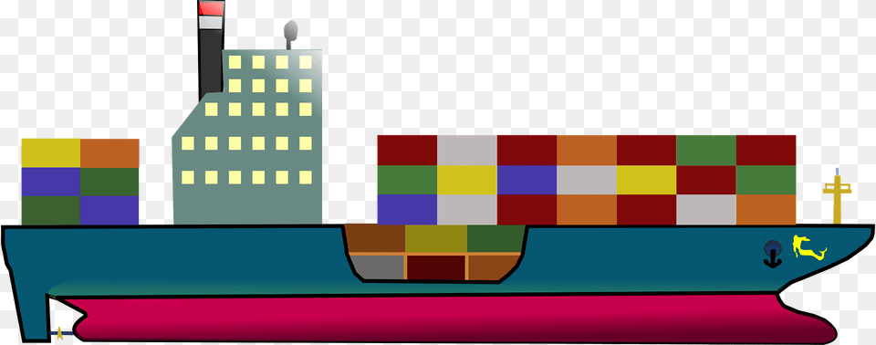 Container Ship Clipart, Transportation, Vehicle Free Png