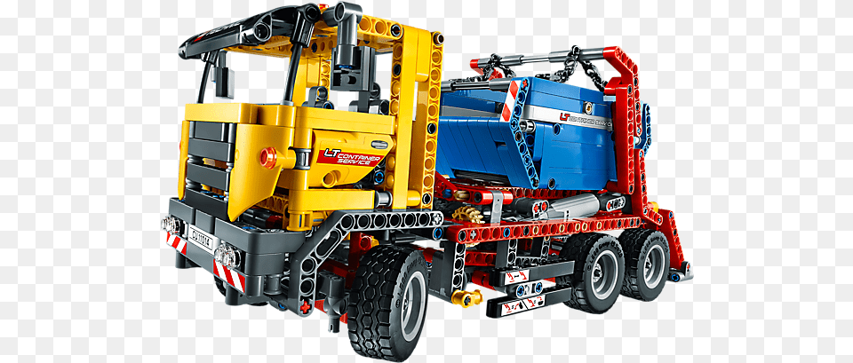 Container Truck Container Truck Lego Technic, Bulldozer, Machine, Trailer Truck, Transportation Free Png