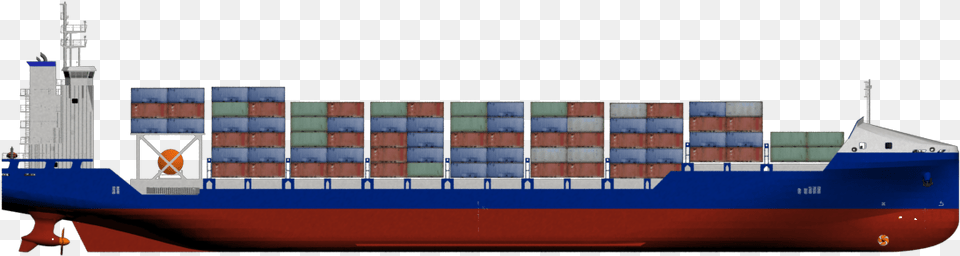 Container Vessel Cargo Ship, Boat, Transportation, Vehicle, Freighter Png Image