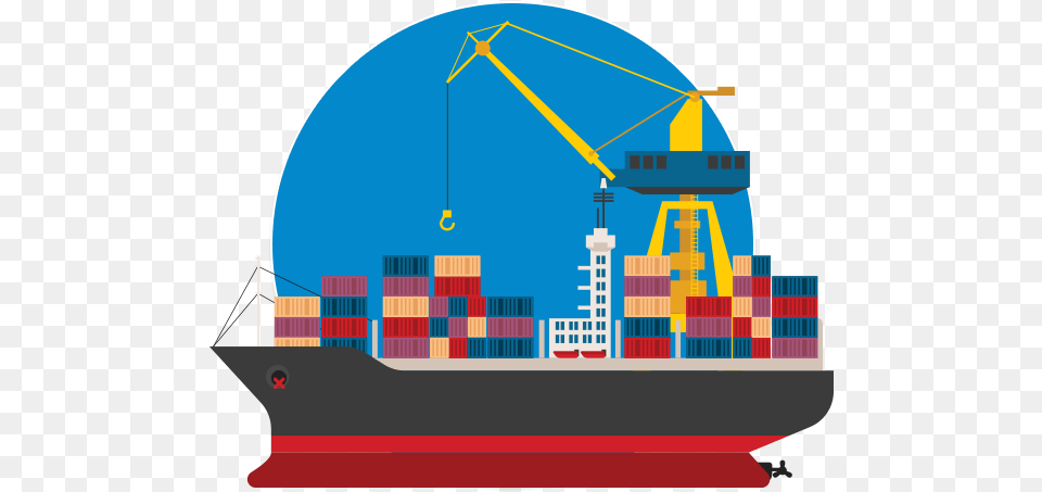 Container Vessel Icon, Cargo, Transportation, Vehicle, Watercraft Free Png
