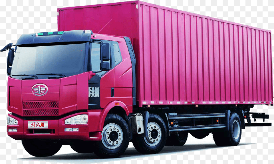 Container With Truck Transport, Transportation, Vehicle, Machine, Wheel Free Png