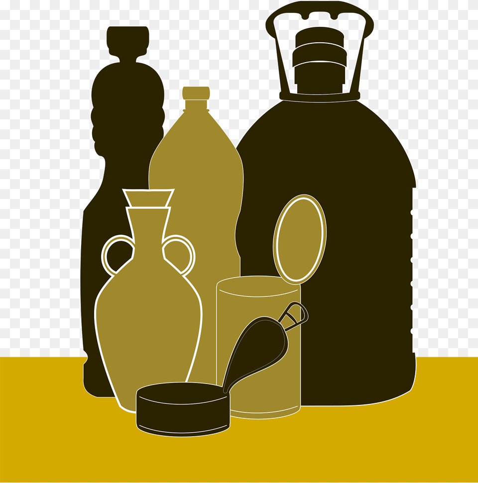 Containers Clipart, Bottle, Jar, Cosmetics, Perfume Free Png