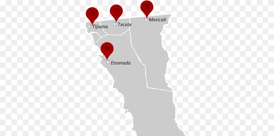 Contamos Con Centros A Lo Largo De Baja California Mexicali Y Tijuana Mapa, Plot, Chart, Map, Adult Png