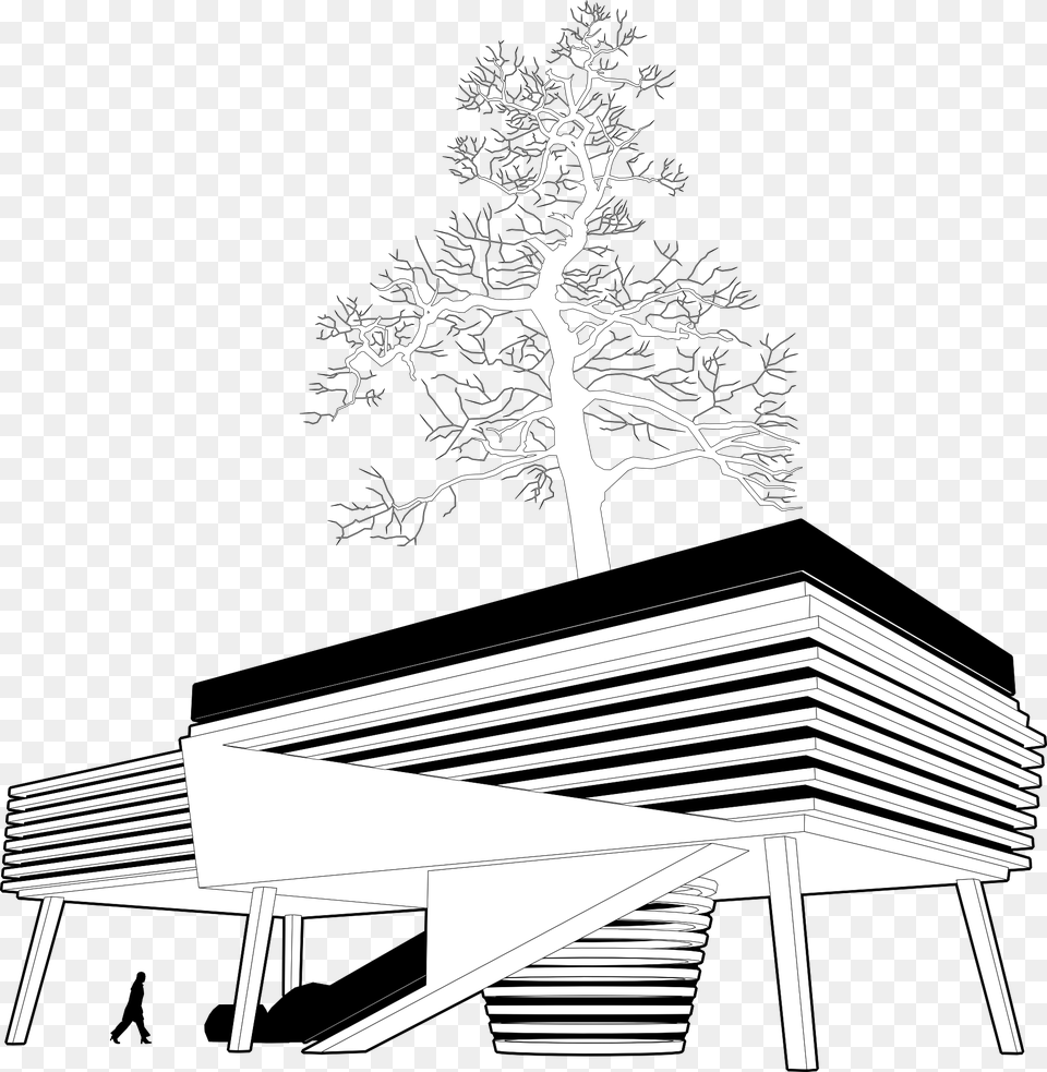 Contemporary Architecture Clipart, Art, Doodle, Drawing, Person Free Png