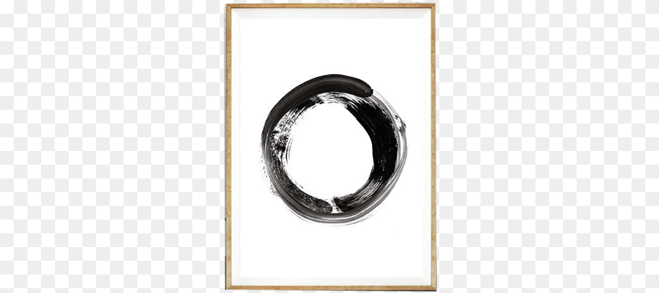 Contemporary Art Brush Stroke Circle Print Black Contemporary Art, Machine, Spoke, Cuff Free Transparent Png
