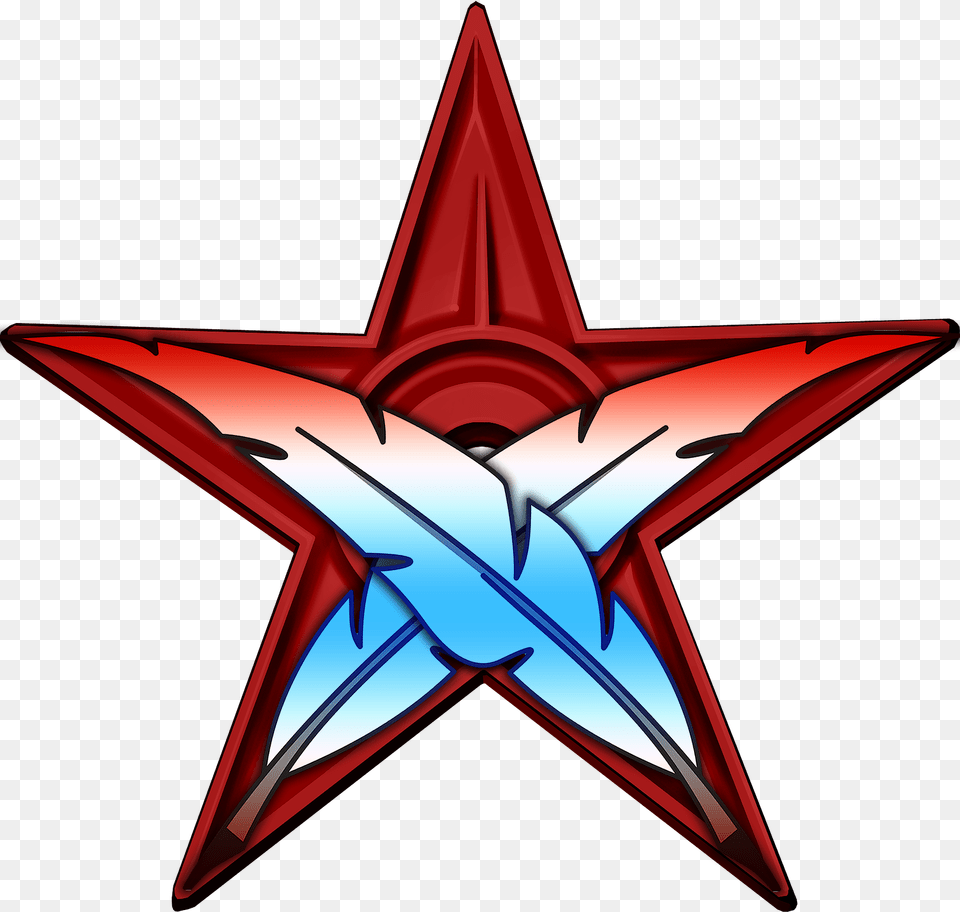 Content Creativity Barnstar Hires, Star Symbol, Symbol, Animal, Fish Free Png Download