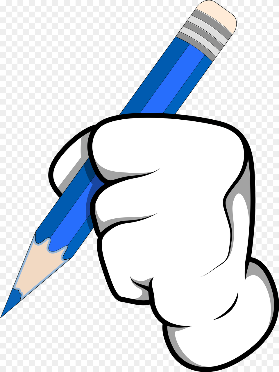 Content Vector Cartoon Hand With Pencil, Animal, Fish, Sea Life, Shark Free Png Download