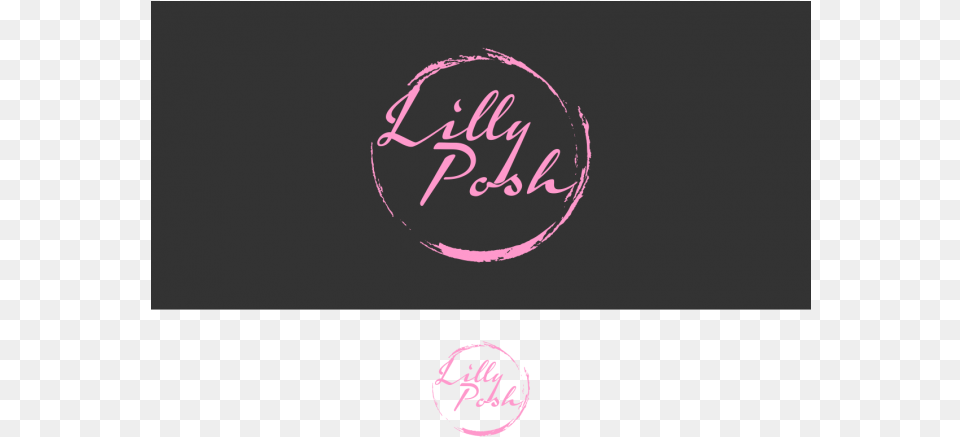 Contest Lilly Posh Graphic Design, Logo, Text, Handwriting, Ball Free Transparent Png