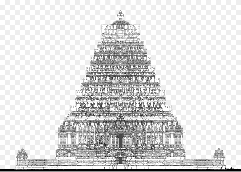 Context And Methods Hindu Temple Drawing, Architecture, Building, Tower Png