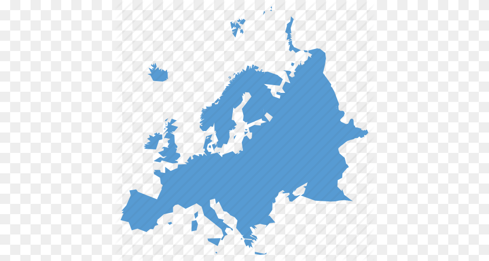 Continent Europe European Gps Location Map Navigation Icon, Chart, Plot, Aircraft, Airplane Free Transparent Png