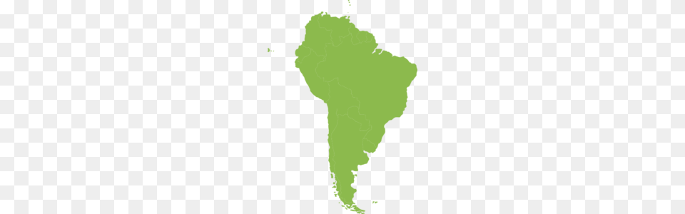 Continent Of South America Green Clip Art, Chart, Plot, Person, Map Png
