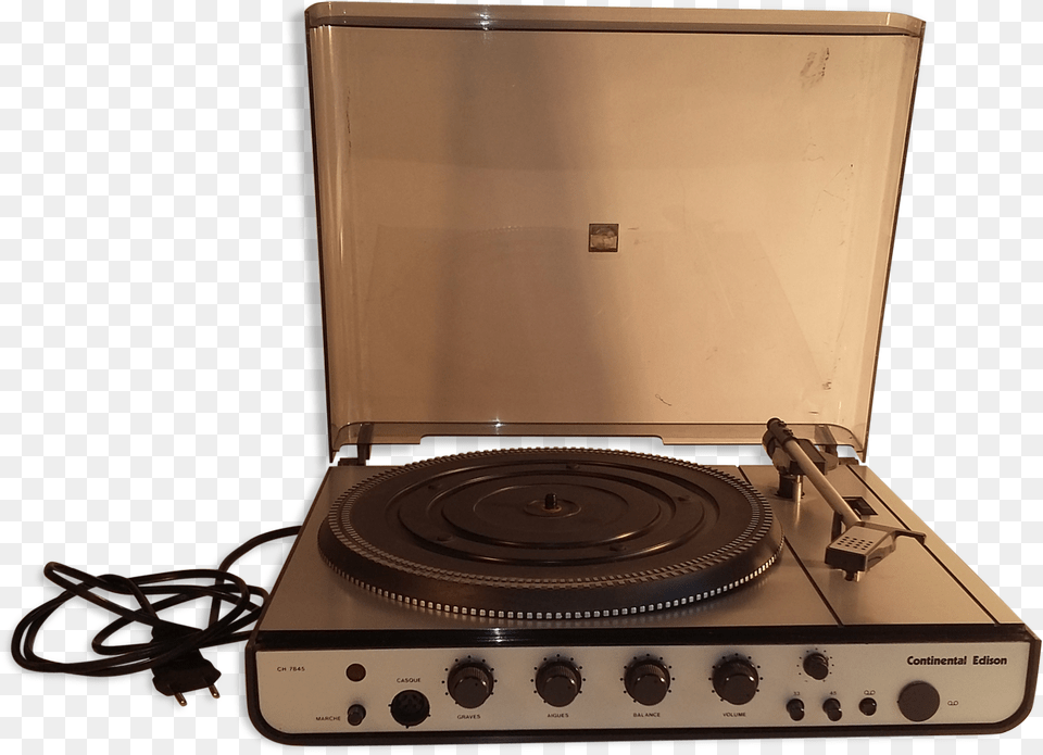 Continental Edison Vintage Record Player Laptop Vintage Record Player, Electronics Png