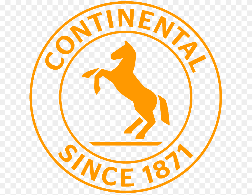 Continental Logo Continental Tire Horse Logo, Emblem, Symbol, Person, Badge Free Transparent Png