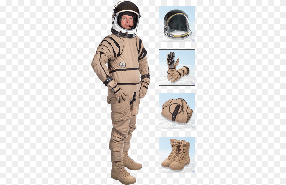 Contingency Hypobaric Astronaut Protective Suit Chaps Boot, Male, Man, Person, Adult Free Transparent Png