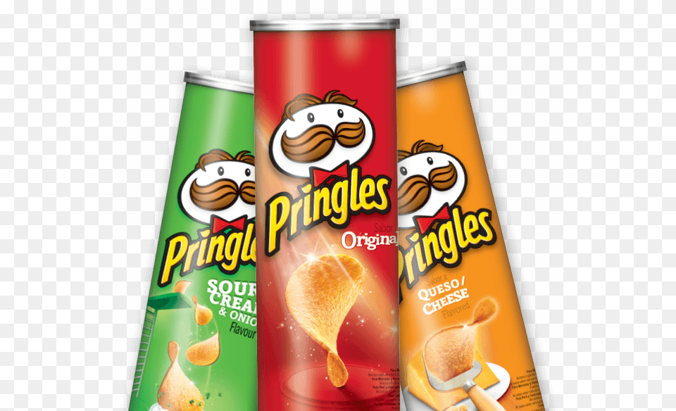 Continuar Pringles The Original Potato Crisps 568 Oz Canister, Advertisement, Can, Tin Free Transparent Png