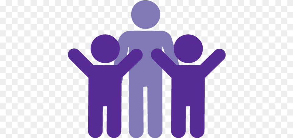 Continuing Education And Outreach Holding Hands, People, Person, Purple, Symbol Free Transparent Png