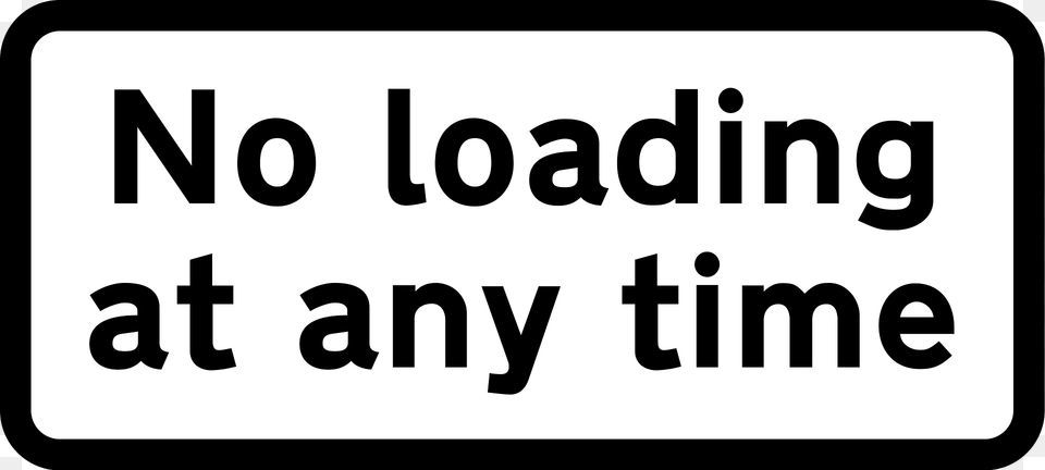 Continuous Prohibition On Loading And Unloading Clipart, Text, Symbol Free Png Download